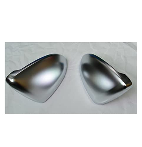 NZBZKKNBCP Rückspiegelabdeckungen Kappen Spiegelgehäuse Abdeckung Carbon Look Hell schwarz Matt Chromabdeckung Fit for Vw. Fit for Golf MK7 7.5 GTI 7 7R Spiegel und Deckel von NZBZKKNBCP
