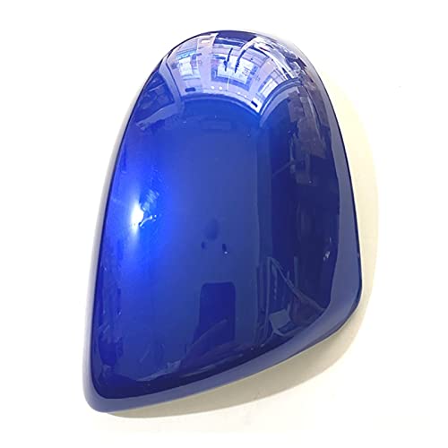 NZBZKKNBCP Seite Rückspiegelabdeckung Flügelspiegelkappe for der lackierten Farbe Fit for Mazda 2 Fit for Mazda 3 1.6 Spiegel und Deckel(Polar Blue Right) von NZBZKKNBCP