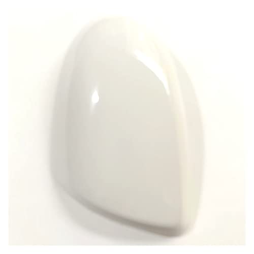 NZBZKKNBCP Seite Rückspiegelabdeckung Flügelspiegelkappe for der lackierten Farbe Fit for Mazda 2 Fit for Mazda 3 1.6 Spiegel und Deckel(White Left) von NZBZKKNBCP