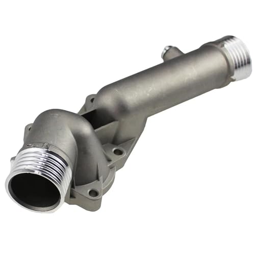 NZBZKKNBCP Thermostatgehäuse Kühlmittelauslass Wasserhalsflansch Passend for BMW 5 7 E38 E39 520 528i Aluminium 11531740478 300 115 3102 Heizkörperkomponenten von NZBZKKNBCP