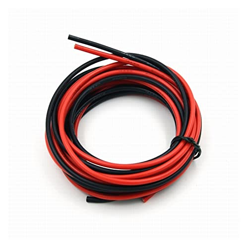 NZBZMBTTVF 14. Awg. Silikondraht-Haken-Up-Drahtkabel 3 m schwarz und 3 m rot flexibel von verzinnter Kupferdraht Hochtemperaturbeständigkeit Drähte und Kabel NZBZMBTTVF 14. Awg. Silikondraht-Haken-Up-Drahtkabel 3 m schwarz und 3 m rot flexibel von verzinnter Kupferdraht Hochtemperaturbeständigkeit Drähte und Kabel von NZBZMBTTVF