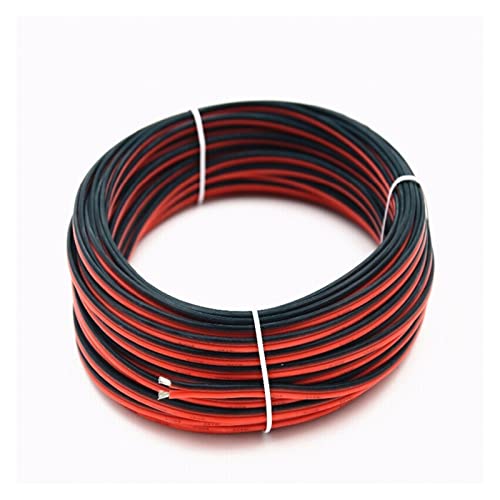 NZBZMBTTVF 18. Awg. Silikon elektrischer Draht 10m 2pin Verlängerungskabel Drahtkabelkabel Flexibler Haken HOCH Strangs verzinnter Kupferdraht Drähte und Kabel von NZBZMBTTVF