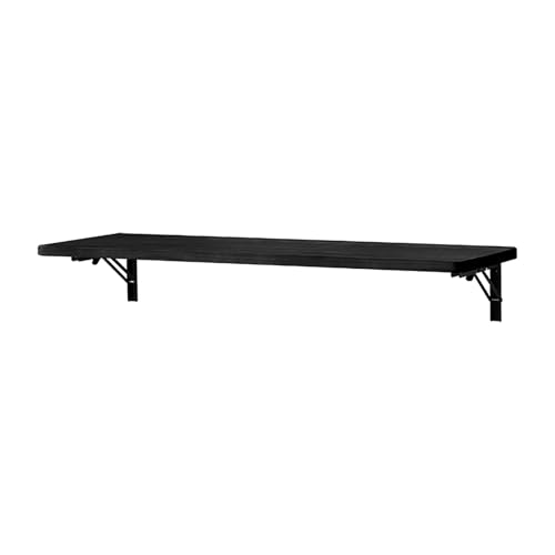 NZBZTUKUWP 60 cm Minimalistischer, Klappbarer Wandschreibtisch, Schwebender Wandschreibtisch Aus Massivholz, Platzsparend(60 * 40cm) von NZBZTUKUWP