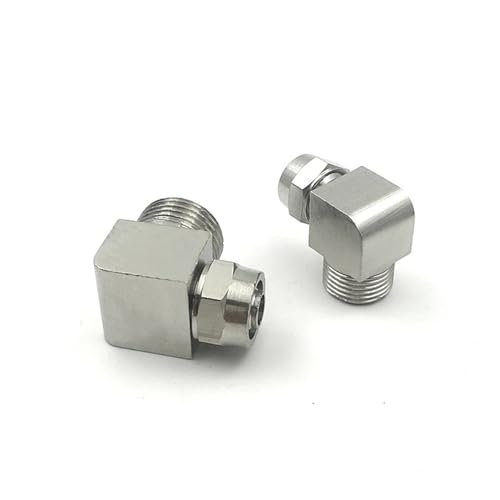 KL-PL Schlauchkupplung, Rohrdurchführung, Schnellkupplung, Außendurchmesser 4/12 mm, Anschluss, pneumatischer Winkel, schnelle Drehbeschläge, 1 Stück(KL-PL8-01) von NZDDHXKE