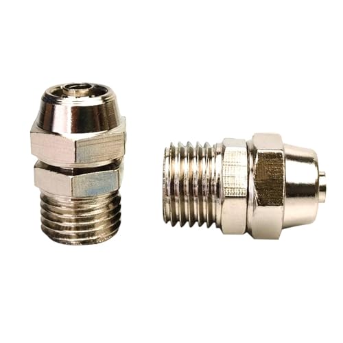 PC-Typ OD 4/6/8/12 mm Schlauchrohr M5/1/8 / 1/4 3/8 1/2 Zoll Außengewinde Pneumatische Fast Twist Armaturen 1 Stücke(KL-PC4-M5) von NZDDHXKE