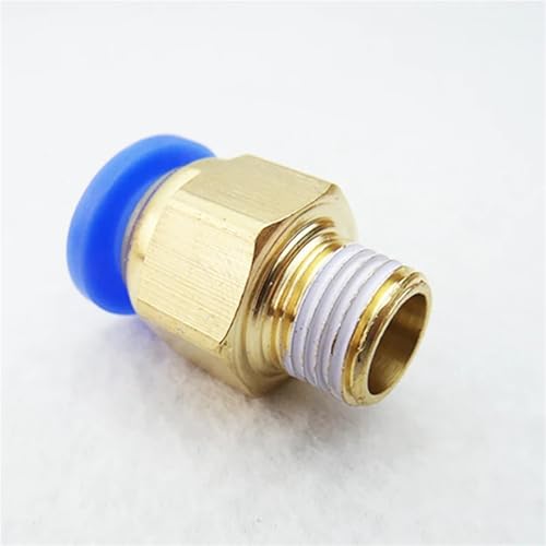 Pneumatische Gerade Durchgang Schnell Release Fitting Pneumatische Armaturen Stecker PC6-01 PC6-02PC8-01 10Pcs(PC12-02) von NZDDHXKE