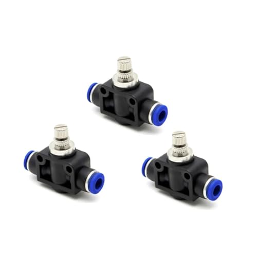 SA Pneumatik Drosselventil Schnellverschluss Schlauch Rohr Wasser Anschluss Armaturen 4 6 8mm 1Pcs(SA12 OD12MM) von NZDDHXKE
