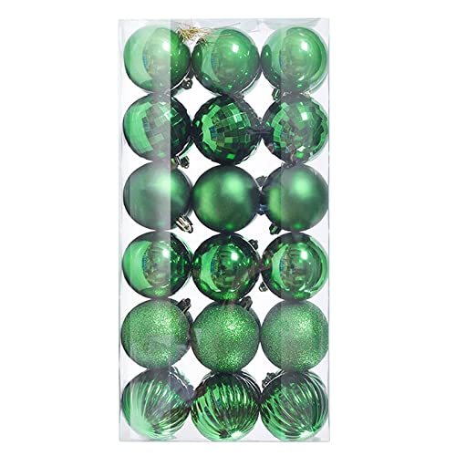 36 Stück kleine Mini Weihnachtskugeln Kunststoff, 3cm Weihnachtskugel Christbaumkugeln, Weihnachtsdeko Set, Weihnachtskugeln für Weihnachtsbaum, Hochzeit, Partys, DIY Dekoration, Grün 36 Stück kleine Mini Weihnachtskugeln Kunststoff, 3cm Weihnachtskugel Christbaumkugeln, Weihnachtsdeko Set, Weihnachtskugeln für Weihnachtsbaum, Hochzeit, Partys, DIY Dekoration, Grün von NZDFH
