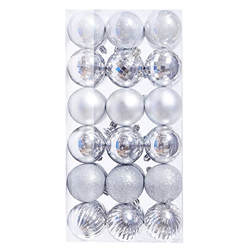 36 Stück kleine Mini Weihnachtskugeln Kunststoff, 3cm Weihnachtskugel Christbaumkugeln, Weihnachtsdeko Set, Weihnachtskugeln für Weihnachtsbaum, Hochzeit, Partys, DIY Dekoration, Silber 36 Stück kleine Mini Weihnachtskugeln Kunststoff, 3cm Weihnachtskugel Christbaumkugeln, Weihnachtsdeko Set, Weihnachtskugeln für Weihnachtsbaum, Hochzeit, Partys, DIY Dekoration, Silber von NZDFH