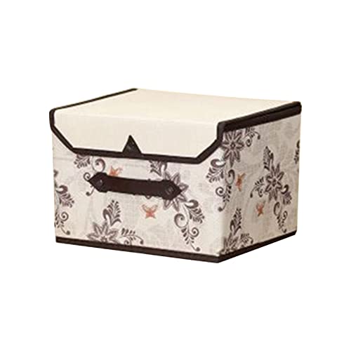 NZDFH Aufbewahrungsbox mit Deckel, Kleiderschrank Organizer, Aufbewahrungstasche Faltbare, Stoff Kleideraufbewahrung Umzugskartons mit Verstärkt Griffe für Kleidung, Decke, B, 25X20X17cm NZDFH Aufbewahrungsbox mit Deckel, Kleiderschrank Organizer, Aufbewahrungstasche Faltbare, Stoff Kleideraufbewahrung Umzugskartons mit Verstärkt Griffe für Kleidung, Decke, B, 25X20X17cm von NZDFH