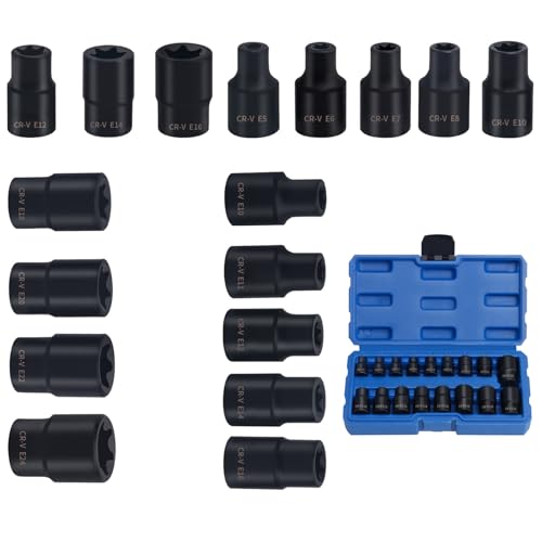 17pc Hochkraft Auswirkungen Auf Socket Set Für Automobil Und Allgemeine Reparaturen DIYER Enthusiasten Und Techniker Sockel von NZHBOAM