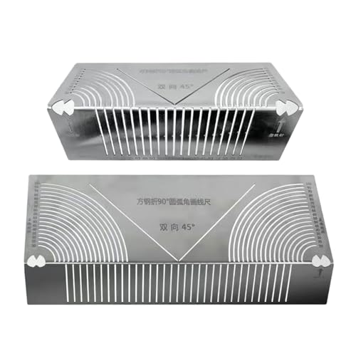 2 Pack Präzise Flexible Und Kurven Markierungswerkzeug Für Quadratische Röhrchen Biegungschweißing Tischlery Metallprojekte Professionelles Markierungswerkzeug Einstellbar von NZHBOAM