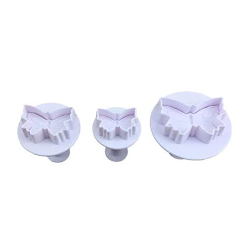 3pcs Für Schmetterlingsform SEAL Seal Fondant Cutter Keks Kuchenform Schimmel Kuchen Dekorieren Werkzeuge Küchenzubehör von NZHBOAM