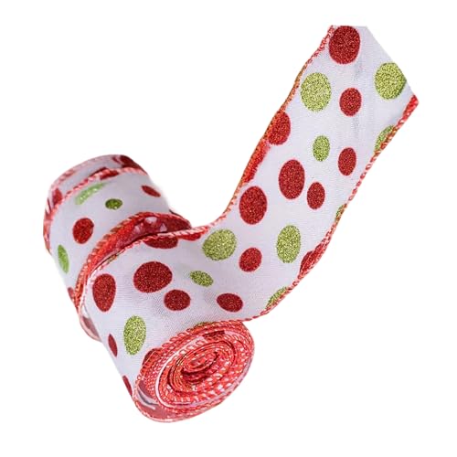 5yards Draht Inlayed Sackleinenband Runde Punkte Urlaubshandwerk Weihnachtsbaum Dekore Accessoires Polyester Weihnachtsdekoration Band 5yards Draht Inlayed Sackleinenband Runde Punkte Urlaubshandwerk Weihnachtsbaum Dekore Accessoires Polyester Weihnachtsdekoration Band von NZHBOAM