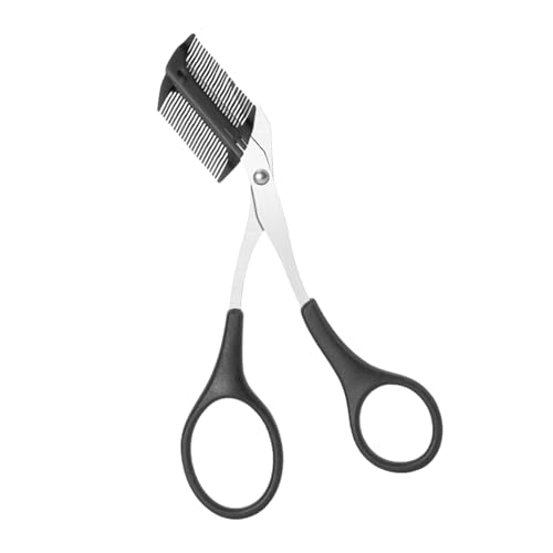 Augenbrauenschere, Augenbrauen Trimmer, Augenbrauen Trimmschere Mit Kämmen, Augenbrauenrasierer, Schere Haarentfernung Schönheitszubehör Mit Trimmerzubehör Für Den Menschen von NZHBOAM