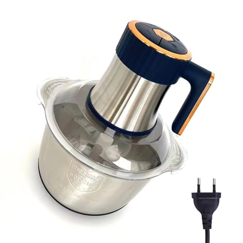 Edelstahl 5L Electric Fleischschleife Und Küchenmaschine Multifunktionales Mincer Küchenkochzubehör von NZHBOAM