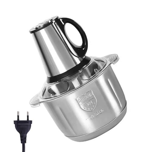Edelstahl 5L Electric Fleischschleife Und Küchenmaschine Multifunktionales Mincer Küchenkochzubehör von NZHBOAM