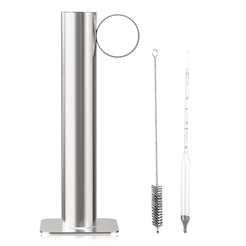 Effizienter Edelstahlmapel Sirup Hydrometer Testsatz Der Zur Genauen Messung Des Zuckergehalts Sirup Experiment Werkzeug Erzeugt Wird von NZHBOAM