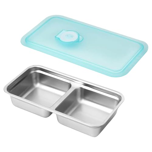 Gewürzbehälter Lebensmittel Serviert Platte Doppelter Abteilungen Lunchbox Serviertablett Food Storage Mahlzeit Vorbereitung Behälter Gewürzbehälter Lebensmittel Serviert Platte Doppelter Abteilungen Lunchbox Serviertablett Food Storage Mahlzeit Vorbereitung Behälter von NZHBOAM