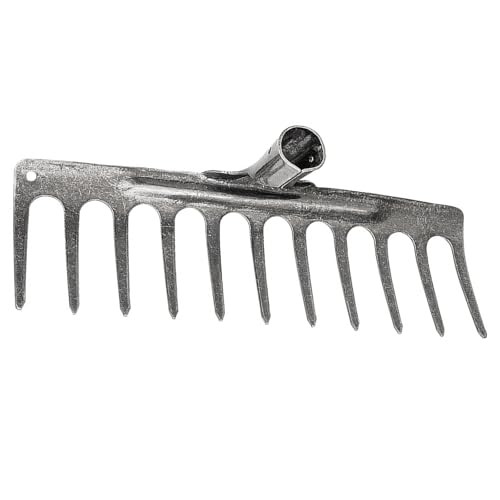 NZHBOAM Holzrechen Unkrautstecher, Rasenharke, Unkrauthacke, Gartenhacke, Gartengeräte Gartenharke, Rasenrechen, Unkrautrechen, Mehrzweck Rakes Tool, Rasen Rakel Für Garten Und Rasenflächen von NZHBOAM