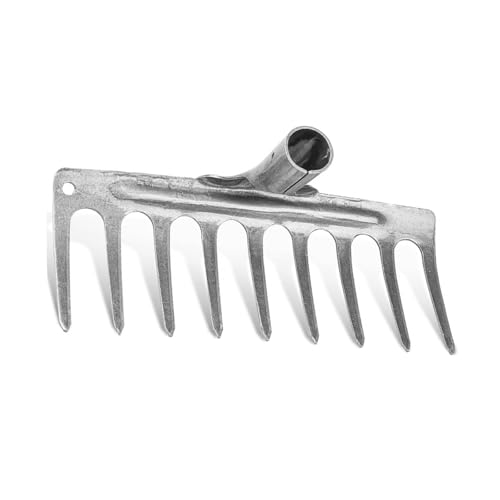 NZHBOAM Holzrechen Unkrautstecher, Rasenharke, Unkrauthacke, Gartenhacke, Gartengeräte Gartenharke, Rasenrechen, Unkrautrechen, Mehrzweck Rakes Tool, Rasen Rakel Für Garten Und Rasenflächen von NZHBOAM