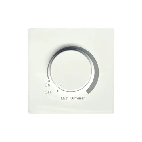 LED Dimmer 12v, Dimmer Für LED Lampen, Lichtschalter 12V Dimmschalter, 300W Light Dimmers Switches Rotationsknopf Verstellbarer Helligkeit Controller Plastikrahmen Wandleuchte LED Dimmer 12v, Dimmer Für LED Lampen, Lichtschalter 12V Dimmschalter, 300W Light Dimmers Switches Rotationsknopf Verstellbarer Helligkeit Controller Plastikrahmen Wandleuchte von NZHBOAM