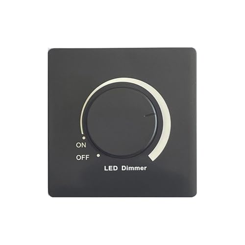 LED Dimmer 12v, Dimmer Für LED Lampen, Lichtschalter 12V Dimmschalter, 300W Light Dimmers Switches Rotationsknopf Verstellbarer Helligkeit Controller Plastikrahmen Wandleuchte LED Dimmer 12v, Dimmer Für LED Lampen, Lichtschalter 12V Dimmschalter, 300W Light Dimmers Switches Rotationsknopf Verstellbarer Helligkeit Controller Plastikrahmen Wandleuchte von NZHBOAM