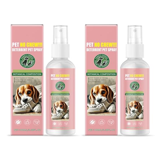 NZHBOAM 2Bottle 100ml Nloschesprühgerät Für Hundebitterextrakte Um Kauen Und Lecken Von Möbelschuhen Und Sofa Zu Verhindern von NZHBOAM