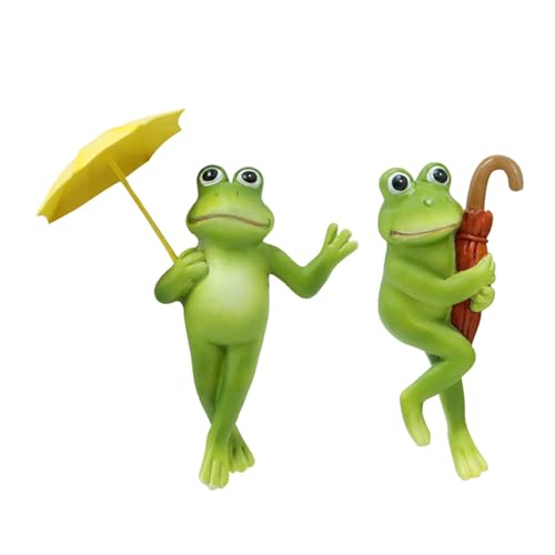 NZHBOAM 2pcs Frösche Figuren Home Decors Decore Harz Frösche Pflanzen Dekore Mit Regenschirm Blumentöpfe Zubehör Tierverzierungen Landschaftsgestaltung NZHBOAM 2pcs Frösche Figuren Home Decors Decore Harz Frösche Pflanzen Dekore Mit Regenschirm Blumentöpfe Zubehör Tierverzierungen Landschaftsgestaltung von NZHBOAM