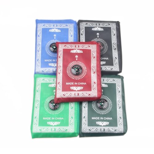 NZHBOAM 5pcs Gebetsmatte Set Kompassierter Optionaler Wasserdichter Polyester Teppich Für Reisen Und Outdoor Anbetung 60x100 cm NZHBOAM 5pcs Gebetsmatte Set Kompassierter Optionaler Wasserdichter Polyester Teppich Für Reisen Und Outdoor Anbetung 60x100 cm von NZHBOAM