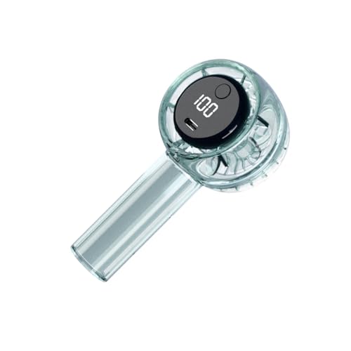 NZHBOAM Handheld Small Lüfterkühlung Lüfter 1200mah Outdoor Digital Display Lüfter Einstellbare Einstellung Für Reise Und Outdoor Aktivität Tragbarer Handheld Lüfter von NZHBOAM
