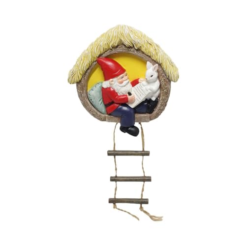 NZHBOAM Künstlerisches Hausharz Zwergstatuen Realistische Baumfiguren Für Den Balkon Und Gartengartenstatue Skulptur Zu Hause von NZHBOAM