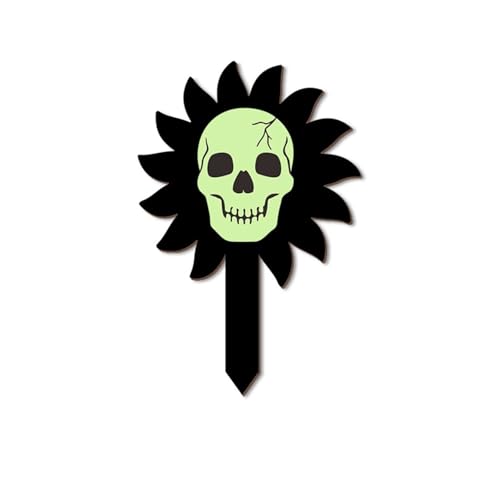 NZHBOAM Solar Aktiviertes Leuchtendes Schädel Phantoms Gartenpfahl Leicht Installation Für Halloween Und Ganzjährige Nutzungsnacht Gartenmarker NZHBOAM Solar Aktiviertes Leuchtendes Schädel Phantoms Gartenpfahl Leicht Installation Für Halloween Und Ganzjährige Nutzungsnacht Gartenmarker von NZHBOAM