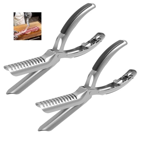 Rib Prep Tool, BBQ Rib Skinner, Rib Membrane Removal Tool, Kebab Meat Preparation Kitchen Gadgets, Dishwasher Safe Utensils for Grill, Ergonomic Membrane Scraper Trimming Gadget Rib Prep Tool, BBQ Rib Skinner, Rib Membrane Removal Tool, Kebab Meat Preparation Kitchen Gadgets, Dishwasher Safe Utensils for Grill, Ergonomic Membrane Scraper Trimming Gadget von NZHBOAM