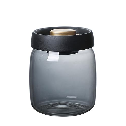 Vakuum Versiegelter Kanister Kaffeebohnen Glas Luftdichtes Kanister Küche Lebensmittel Körner Süßigkeiten Keep Storage Jar Behälter von NZHBOAM