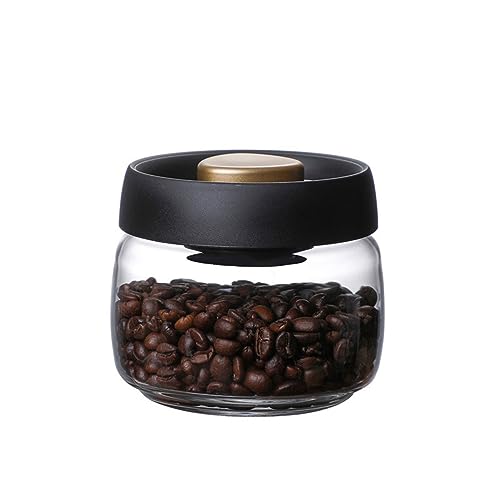 Vakuum Versiegelter Kanister Kaffeebohnen Glas Luftdichtes Kanister Küche Lebensmittel Körner Süßigkeiten Keep Storage Jar Behälter von NZHBOAM
