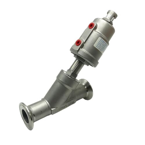 1-1/4 Zoll DN32 Winkelsitzventil NC-Klemme OD 50,5 MM Edelstahl 304 Normalerweise geschlossen 1 Stück von NZNGUSHA