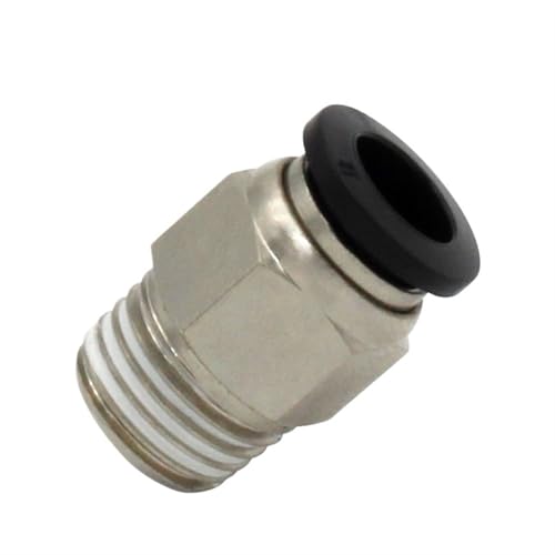 10 Stück Stecker PC6-01 6-02 8-02 PC4-m5 10-02 Luftanschlüsse Männliche Schlauchanschlüsse Gerade Steckanschlüsse(PC10,-02) von NZNGUSHA