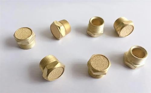 2 Stücke Pneumatische Gelenk Magnetventil Schalldämpfer Flachkopf Schalldämpfer SLM-M5 SLM-01 SLM-02 SLM-03 SLM-04 SLM-06 SLM-10(SLM-04) von NZNGUSHA