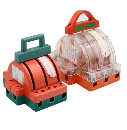 3P Schalter 100/160/225A Zwei-phase Schalter High Power 220V Doppel Werfen Trenn 1Pcs(Transparent 3P 225A) von NZNGUSHA