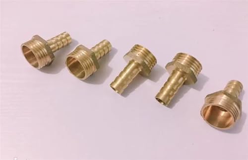 5 Stück Außengewinde-Verbindungsadapter PC8-01 PC8-02 PC8-03 PC8-04 Messingrohrverschraubung(PC8-04) von NZNGUSHA