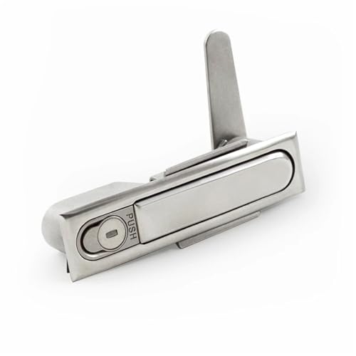 Schlösser for Metalltüren, Edelstahl, robust, verdickt, Netzwerkschrank, Verteilerkasten, Außenhaustürschloss, 1 Stück Schlösser for Metalltüren, Edelstahl, robust, verdickt, Netzwerkschrank, Verteilerkasten, Außenhaustürschloss, 1 Stück von NZNGUSHA