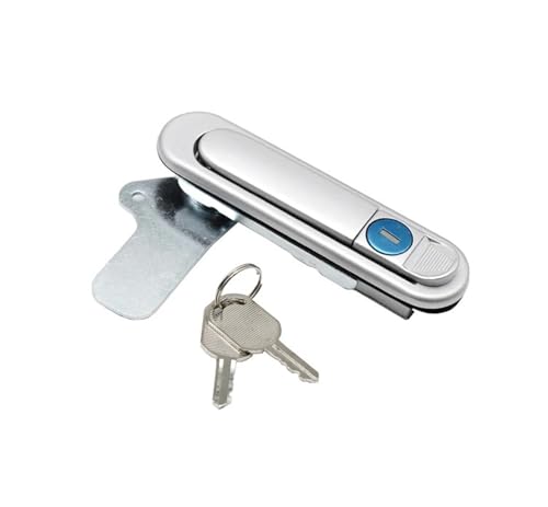 Verteilerkastenschloss Verteilerkastengriff Flugzeugschloss AB301 Schloss 302 Stromzählerkasten 303 Elektrogerätekasten Türschloss 1St(Silver) von NZNGUSHA