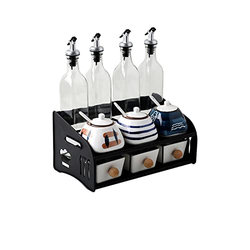 NZPOST Gewürzdosen Keramik Zuckerdose Set Restaurant Gewürzbehälter Gewürzbox Regal mit Deckel Staubdicht Porzellan Zuckerbogen NZPOST Gewürzdosen Keramik Zuckerdose Set Restaurant Gewürzbehälter Gewürzbox Regal mit Deckel Staubdicht Porzellan Zuckerbogen von NZPOST