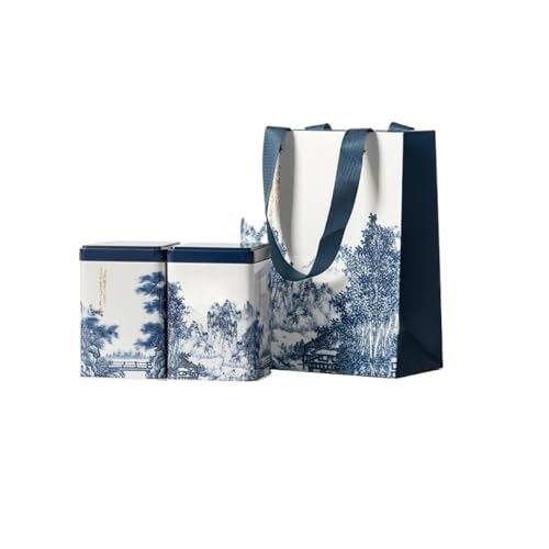 NZPOST Teedose Kanister Haushalt Loser Tee Vorratsbehälter Weißblechdose Küche Gewürzglas Versiegeltes Glas Teeset Box Set C von NZPOST