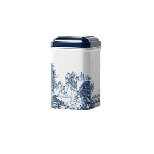 NZPOST Teedose Kanister Haushalt Loser Tee Vorratsbehälter Weißblechdose Küche Gewürzglas Versiegeltes Glas Teeset Box Set C von NZPOST