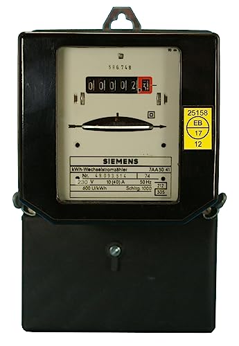 Wechselstromzähler 10/40A elektromechanisch geeicht analog 1ph, von NZR