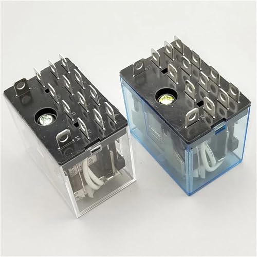 1 Stück LY4NJ HH64P Mini-Relais P143 14 Pin 10 A mit LED-Zwischenrelais 12 VDC 24 VDC 220 V 10 A Allzweck-Schaltrelais(AC220V) von NZTZEEBZ