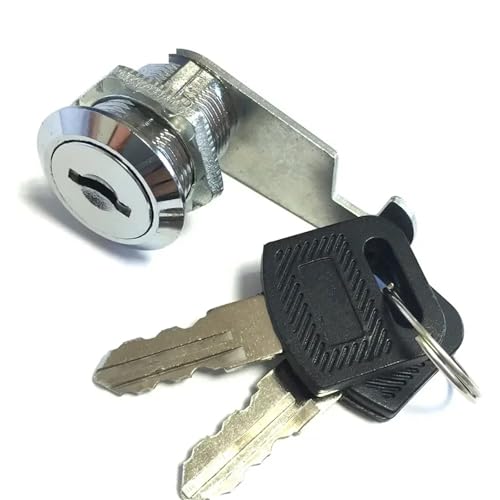 2 Schlüssel 5 Schwanzstücke Briefkasten Aktenschrank Werkzeugkasten Schließfachschloss Möbelbeschläge Rarelock HJ06 I 1St(Key Different 30mm) von NZTZEEBZ