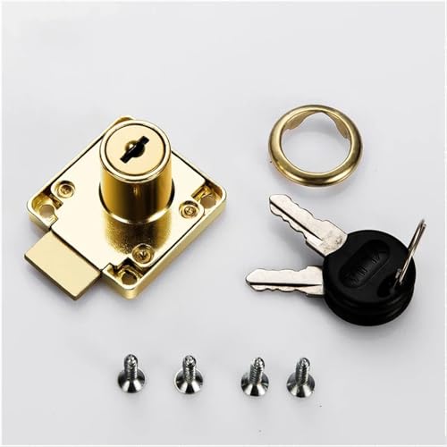 22/32mm Silber Gold Schlösser Schrank Schlösser Möbel Cam Schlösser Bohren Mit Schlüssel 1 stücke(22mm Black) von NZTZEEBZ